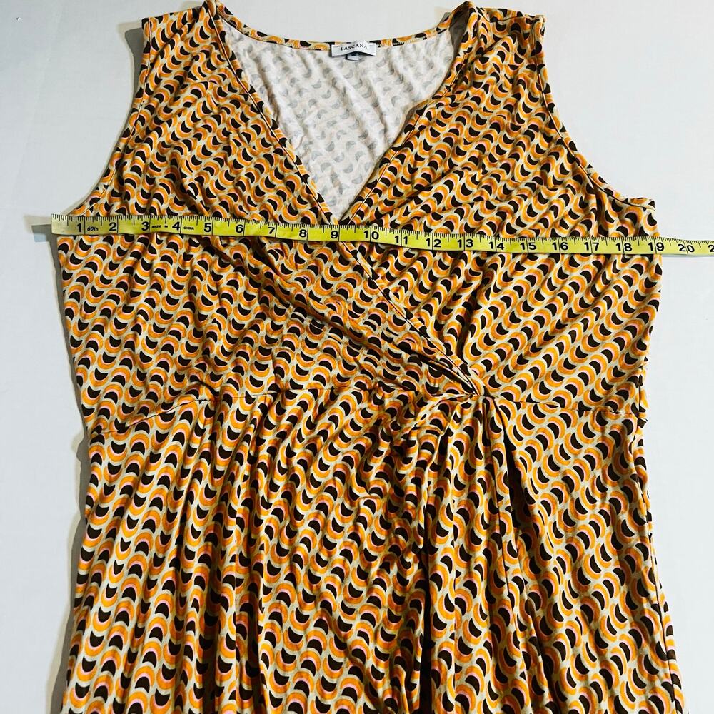 Lascana Printed Sleeveless Maxi Dress Size 14 Multicolor - Picture 9 of 11